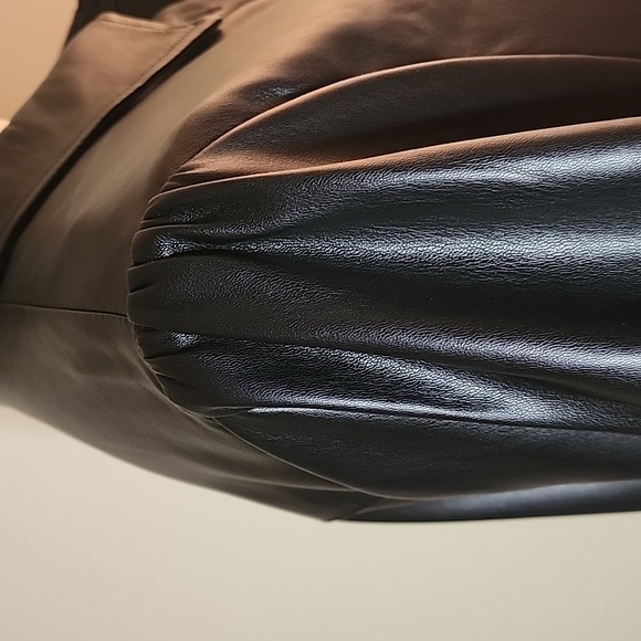 DOLCE CABO Faux leather dress L - Picture 3 of 7